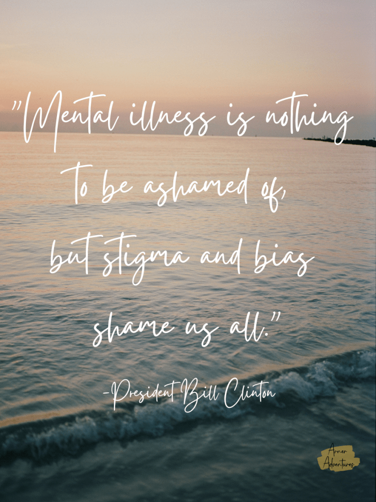 President Bill Clinton quote on mental health