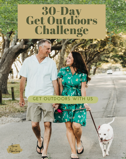Get Outdoors Challenge: coupel and their dog walking