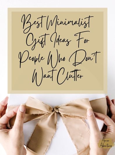 minimalist gift ideas