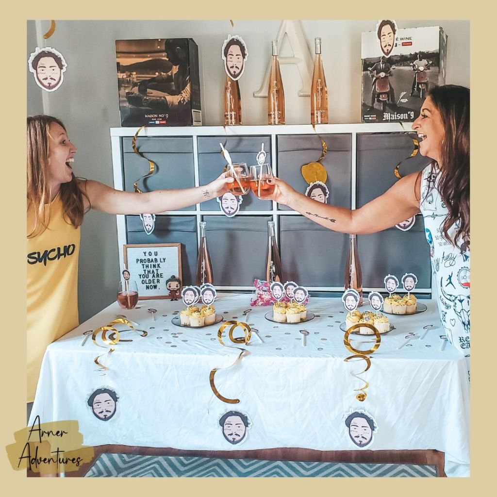 Post Malone party favors