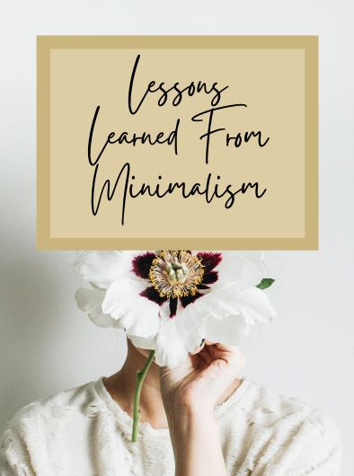 lessons learned from minimalism